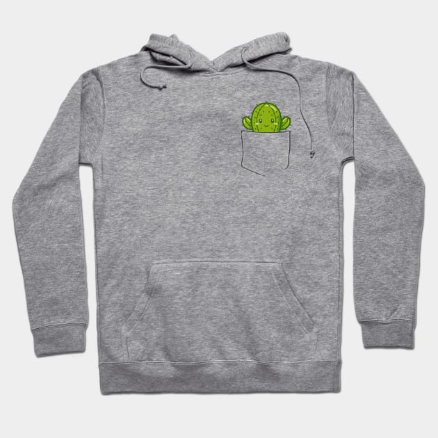 Cactus in my pocket! Hoodie by madmonkey